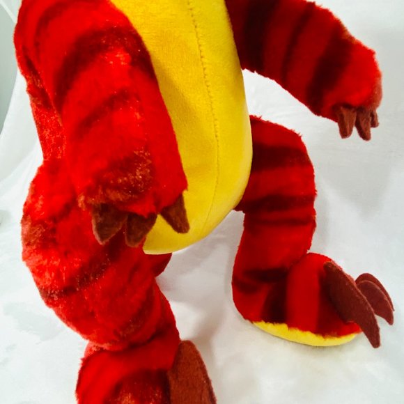 Build-A-Bear Red Raptor Dinosaur Stuffed Toy - Picture 8 of 10